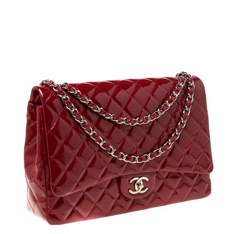 red chanel classic bag